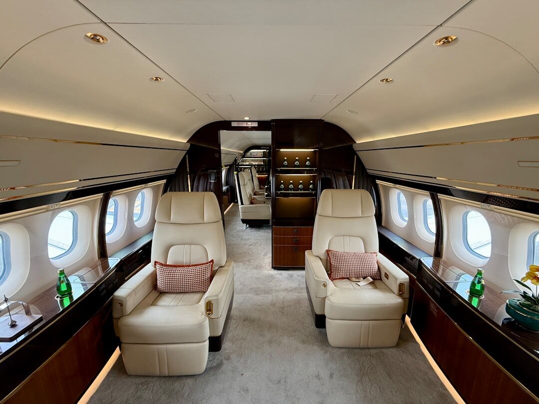 private jet interior